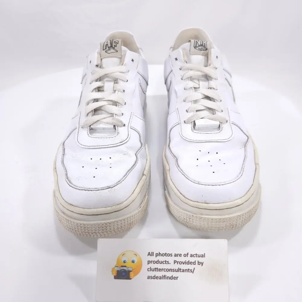 Nike Air Force 1 Pixel Lace Up Athletic Shoe Womens Size 9 CK6649-100 White